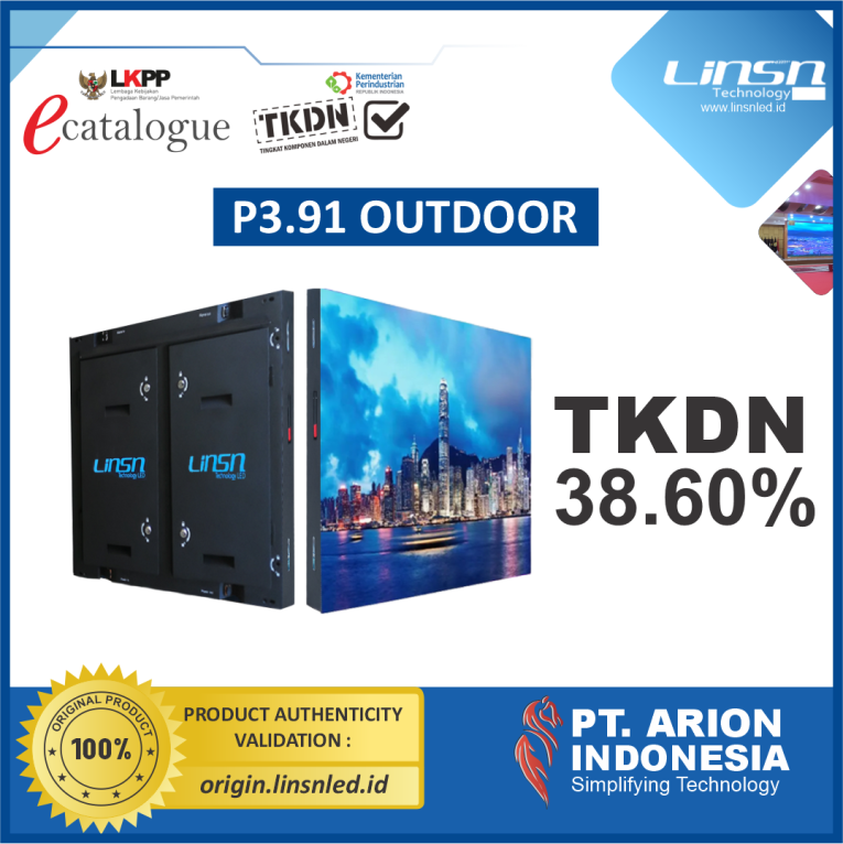VIDEOTRON TKDN - LINSN P3.91 OUTDOOR