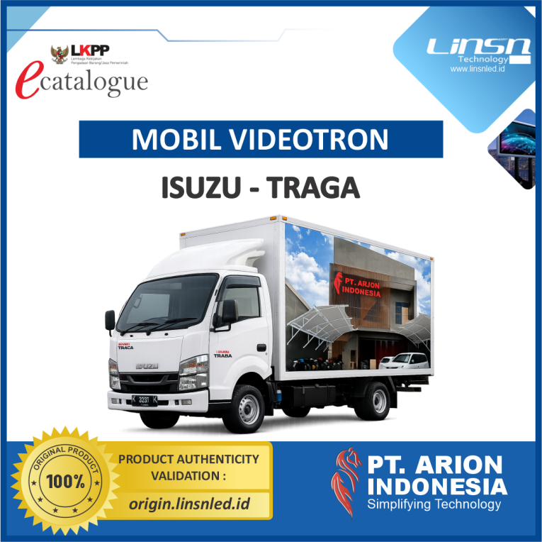 Mobil Videotron - Isuzu Traga (2 Sisi)
